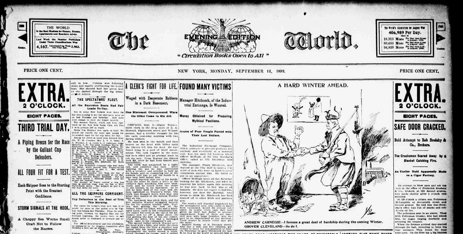 The Evolution of the American Front Page: 1800s to Today