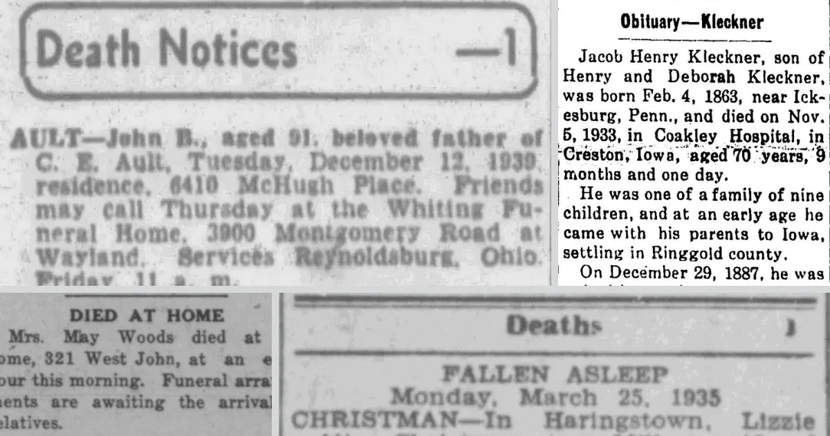 15 Best Websites to Find Newspaper Obituaries Online