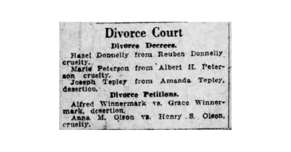 Using Newspapers to Find Divorce Records