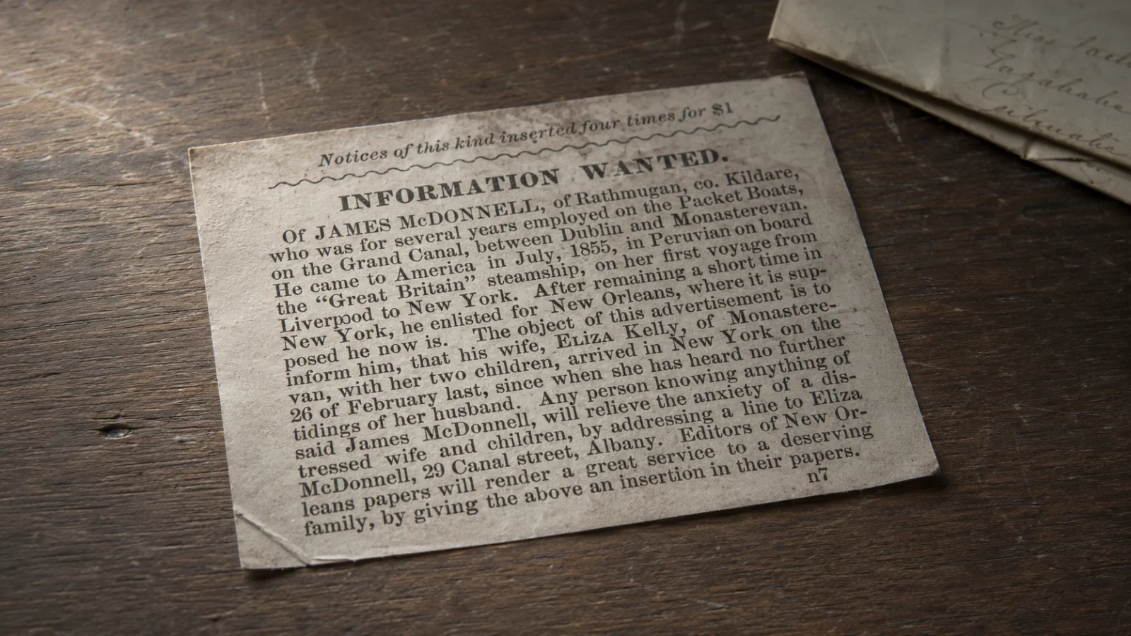 Finding Irish Ancestors Through "Information Wanted" Ads in the Boston Pilot
