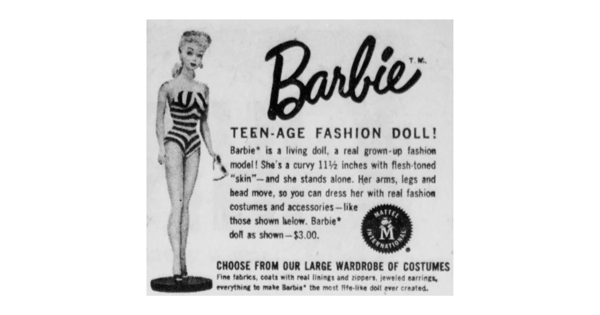 It's a Barbie World: What Old Newspaper Ads Remember About Growing Up With Barbie
