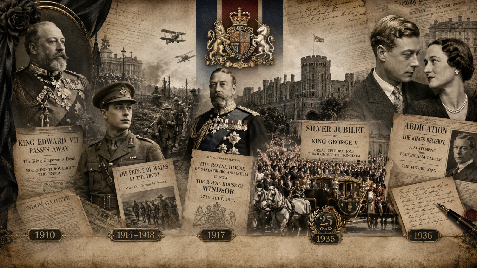 The Royal Family's Wildest Years: Death, War, and Divorce, 1910 to 1936