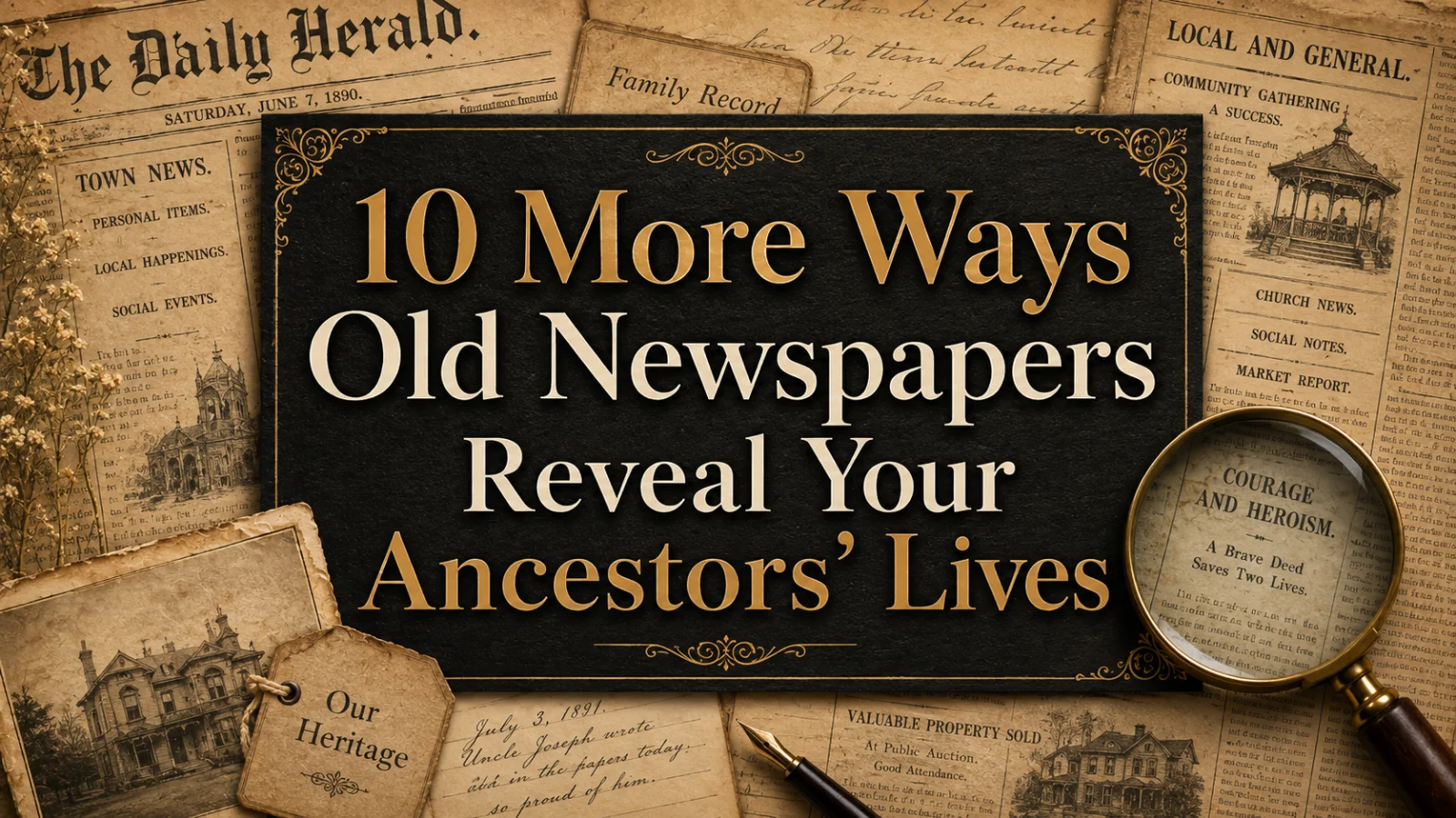 10 More Things Old Newspapers Reveal About Your Ancestors' Lives