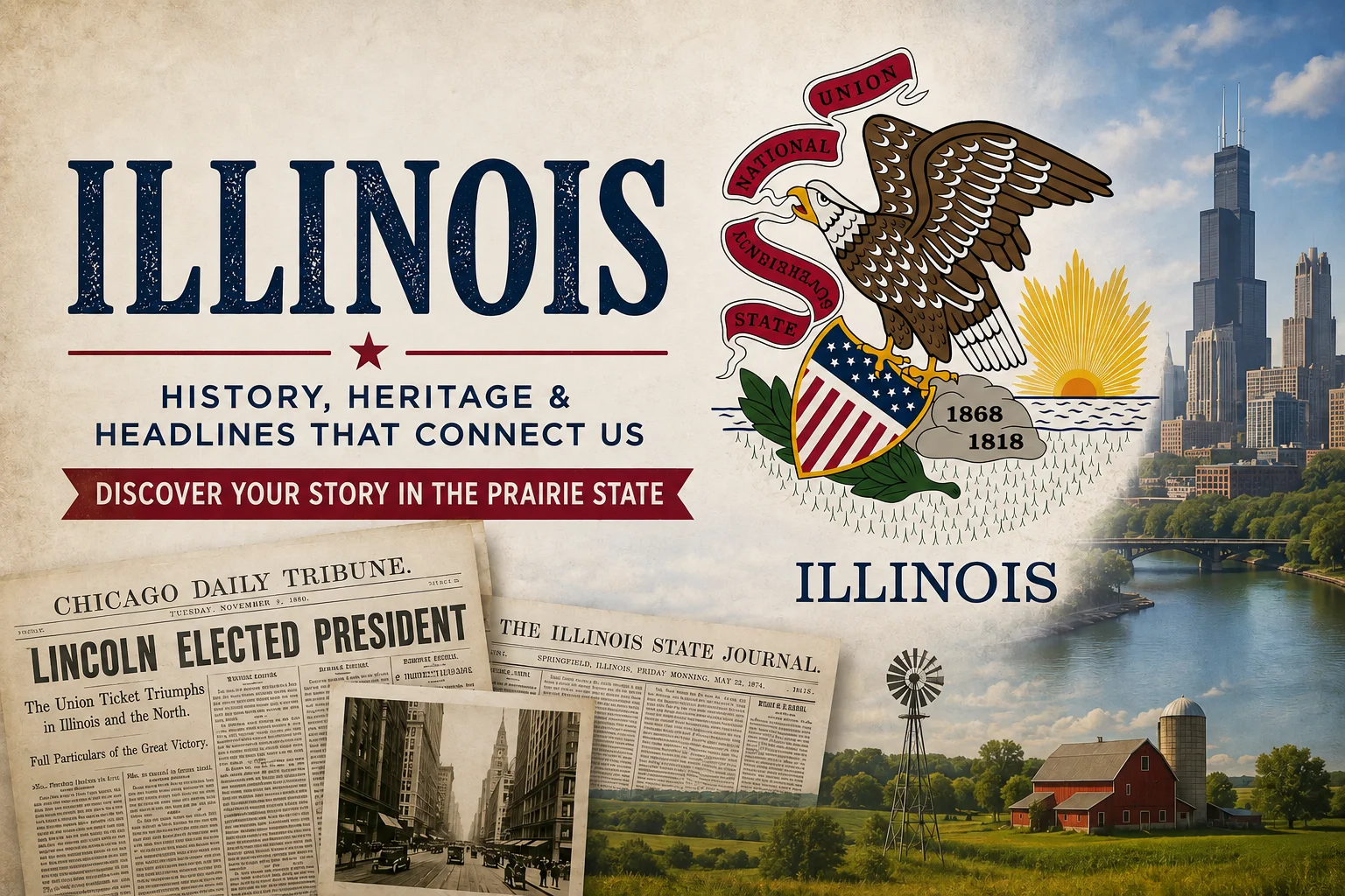 Illinois Newspaper Archives: How to Find Ancestors, Obituaries, and Local History