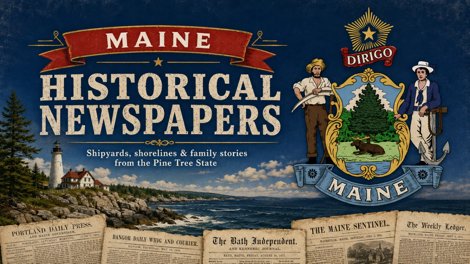 How to Search Maine Newspaper Archives for Family History Records