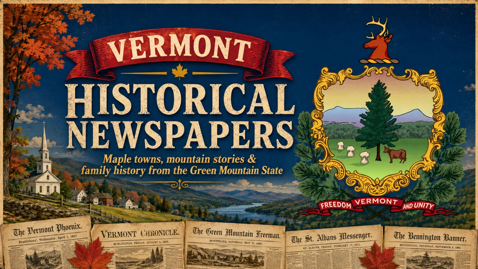 Vermont Newspaper Archives for Genealogy: How to Find Family History in Local Papers