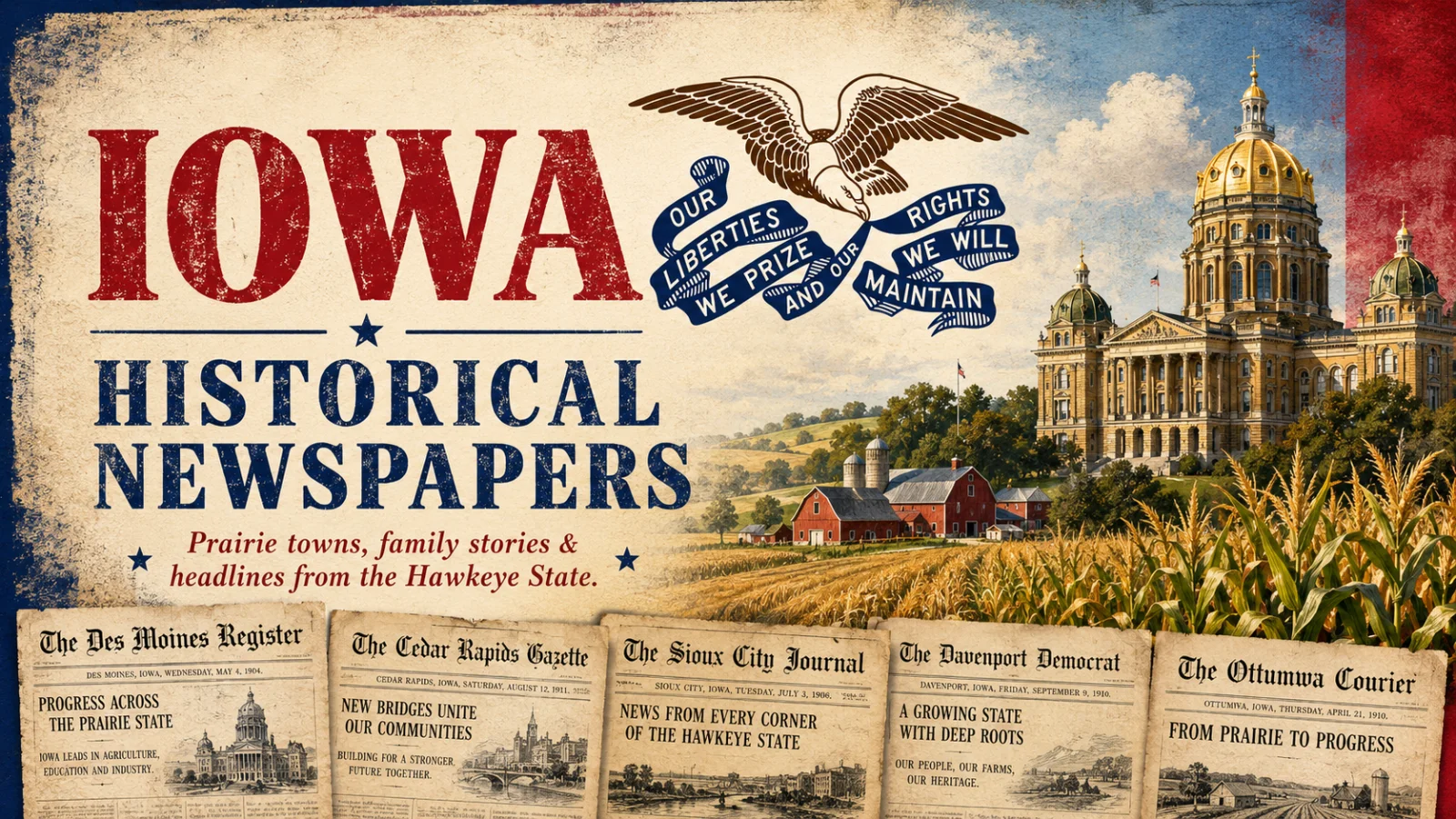 Iowa Newspaper Archives for Genealogy: How to Find Your Family History