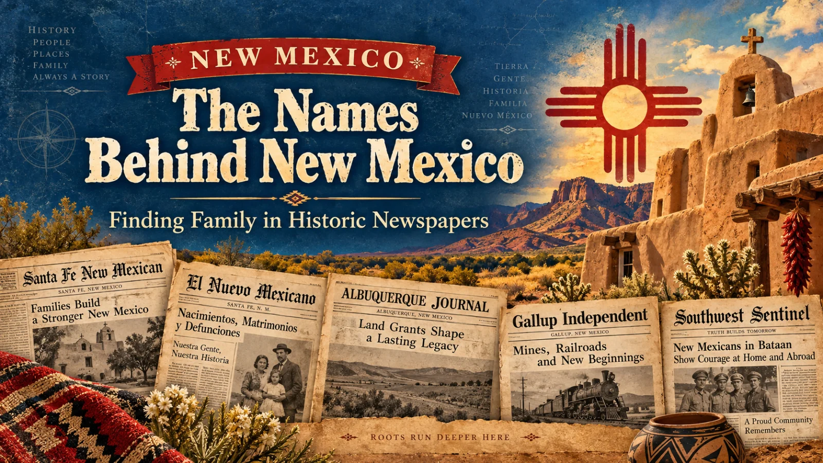 The Names Behind New Mexico: Finding Family in Historic Newspapers