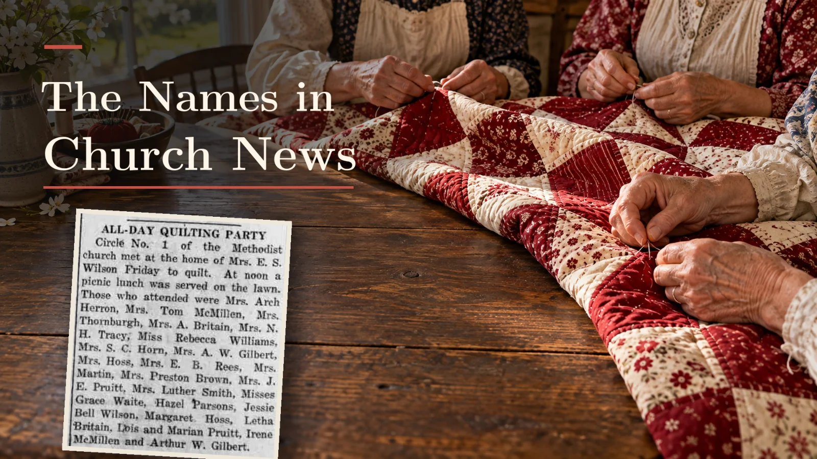 How to Find Church News About Your Ancestors in Old Newspapers