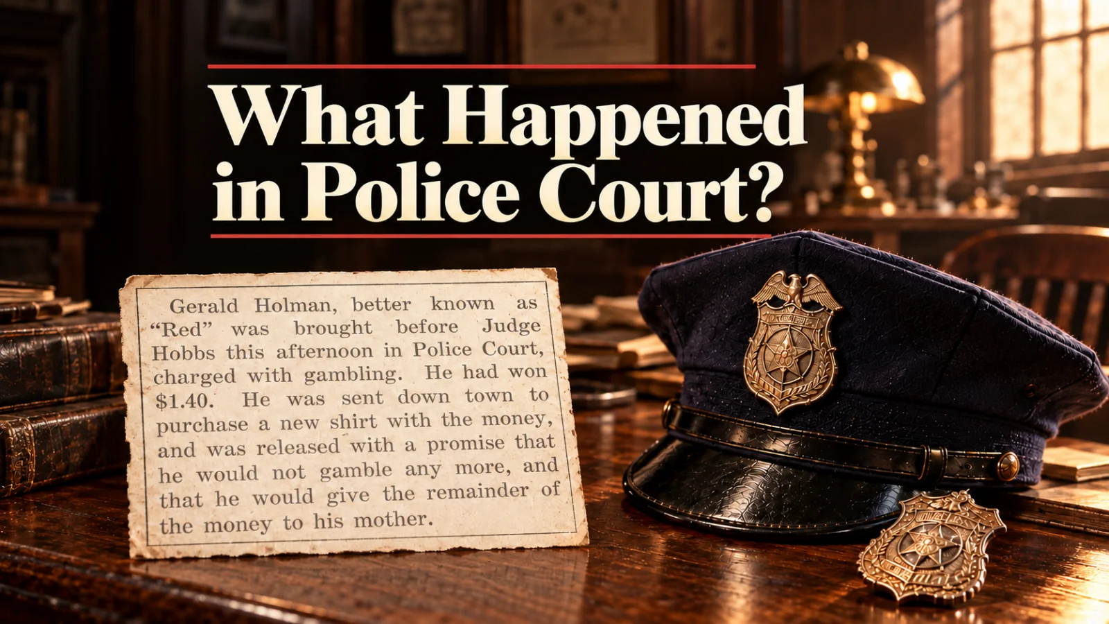 How to Find Ancestors in Old Newspaper Police Court Columns